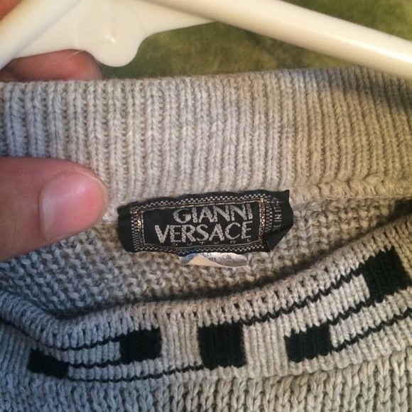 Vintage Gianni Versace Jeans Couture Knitted Sweater Mens Size L - Picture 3 of 3